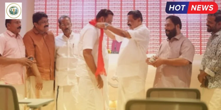 കോൺഗ്രസ് വിട്ട എൻ.എസ് നുസൂർ സിപിഎമ്മിൽ; എം.വി ഗോവിന്ദനിൽ നിന്ന് അംഗത്വം സ്വീകരിച്ചു